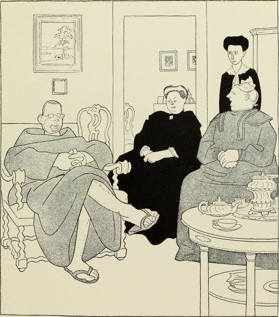 An illustration from Pen drawing and pen draughtsmen : their work and their methods : a study of the art today with technical suggestions, 1920, leaf 202