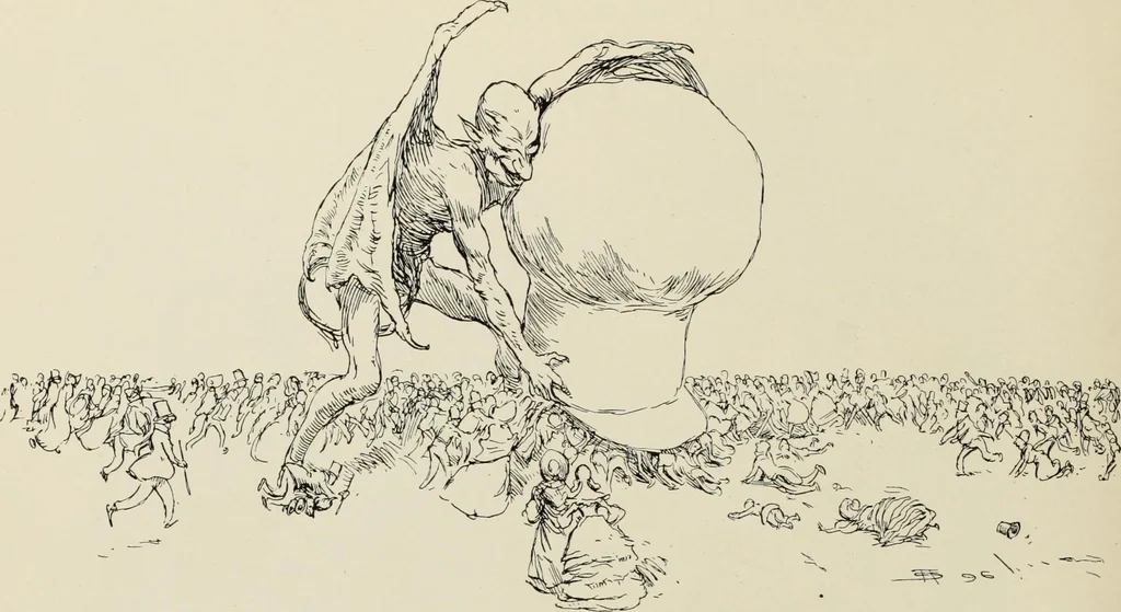 An illustration from Pen drawing and pen draughtsmen : their work and their methods : a study of the art today with technical suggestions, 1920, leaf 203