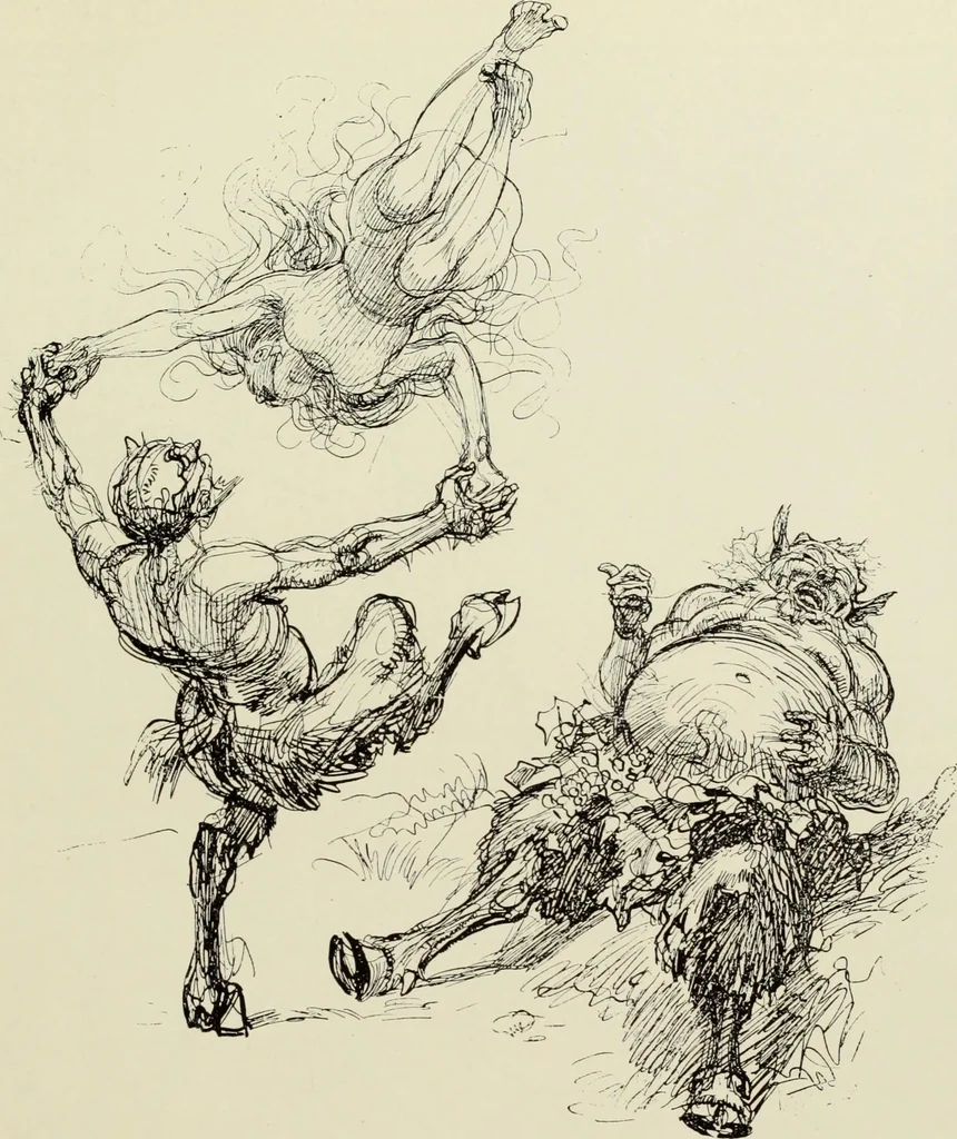 An illustration from Pen drawing and pen draughtsmen : their work and their methods : a study of the art today with technical suggestions, 1920, leaf 204