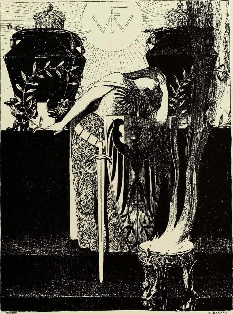 An illustration from Pen drawing and pen draughtsmen : their work and their methods : a study of the art today with technical suggestions, 1920, leaf 208