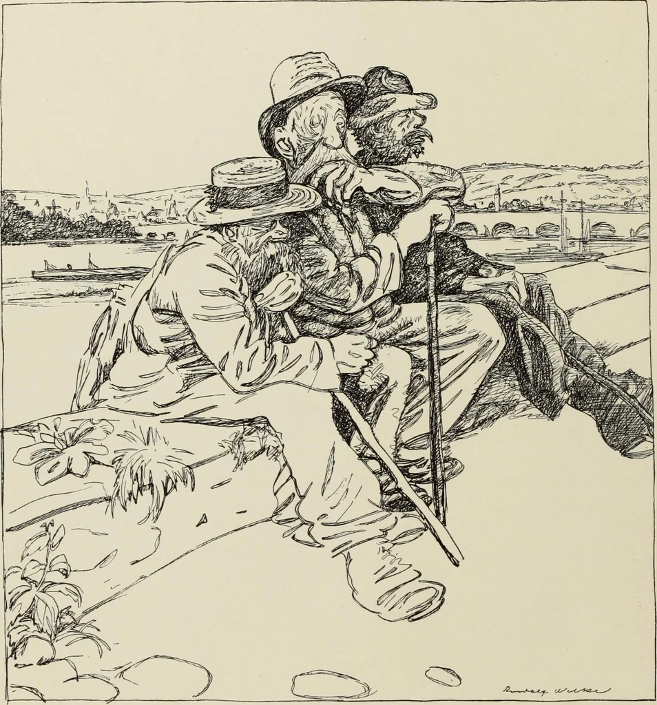 An illustration from Pen drawing and pen draughtsmen : their work and their methods : a study of the art today with technical suggestions, 1920, leaf 215