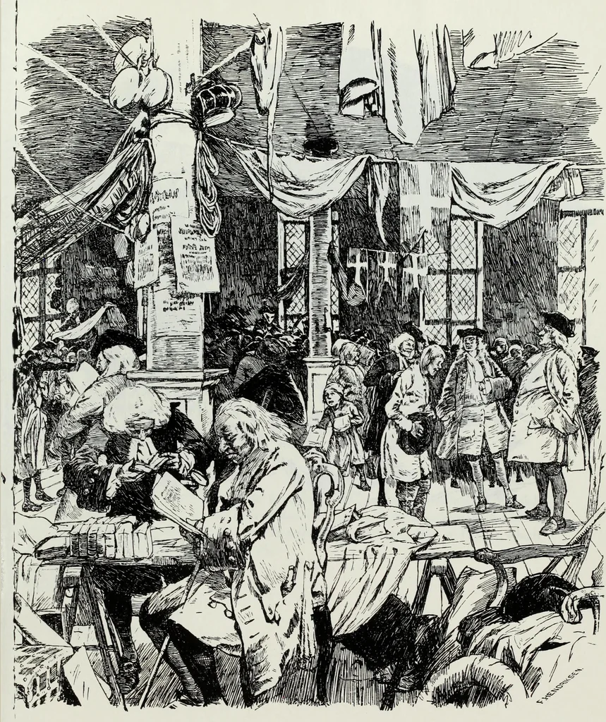 An illustration from Pen drawing and pen draughtsmen : their work and their methods : a study of the art today with technical suggestions, 1920, leaf 220
