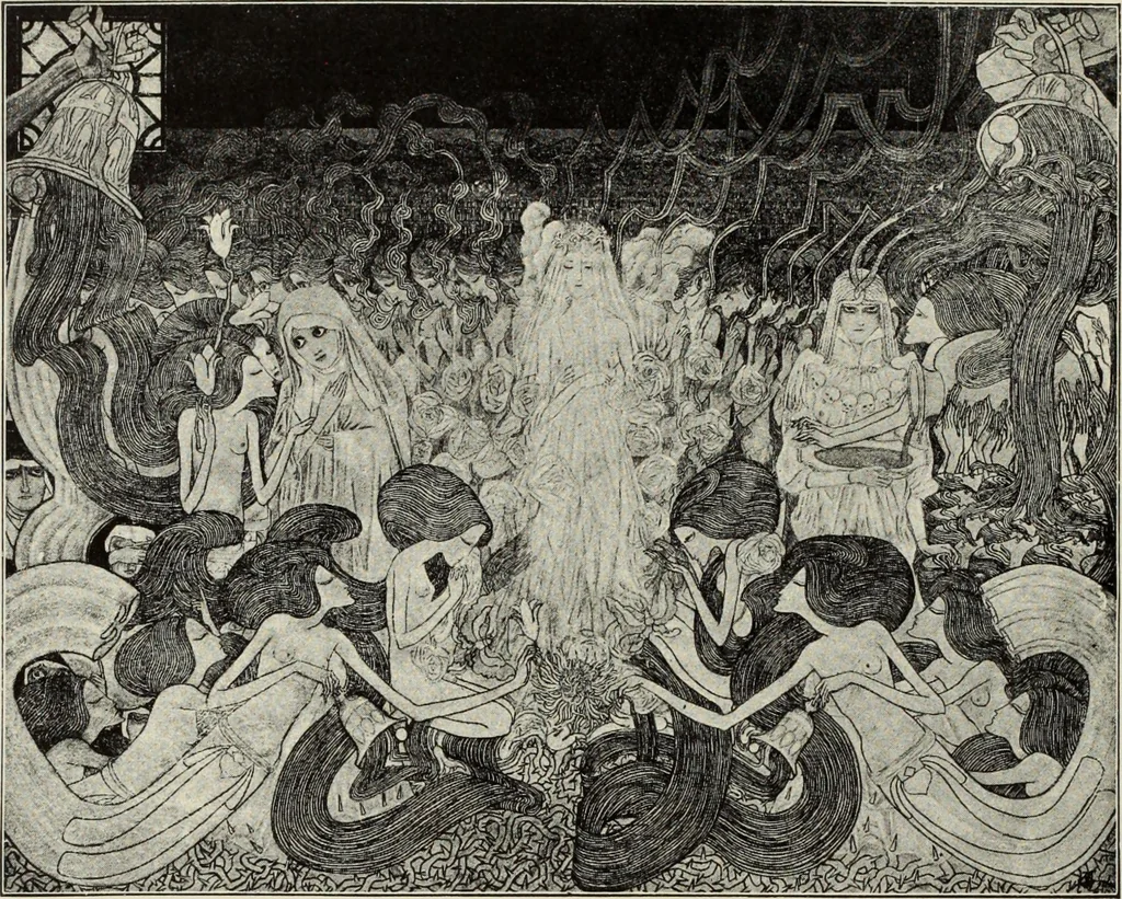 An illustration from Pen drawing and pen draughtsmen : their work and their methods : a study of the art today with technical suggestions, 1920, leaf 225