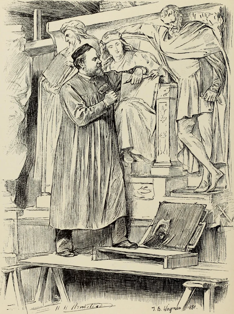 An illustration from Pen drawing and pen draughtsmen : their work and their methods : a study of the art today with technical suggestions, 1920, leaf 269