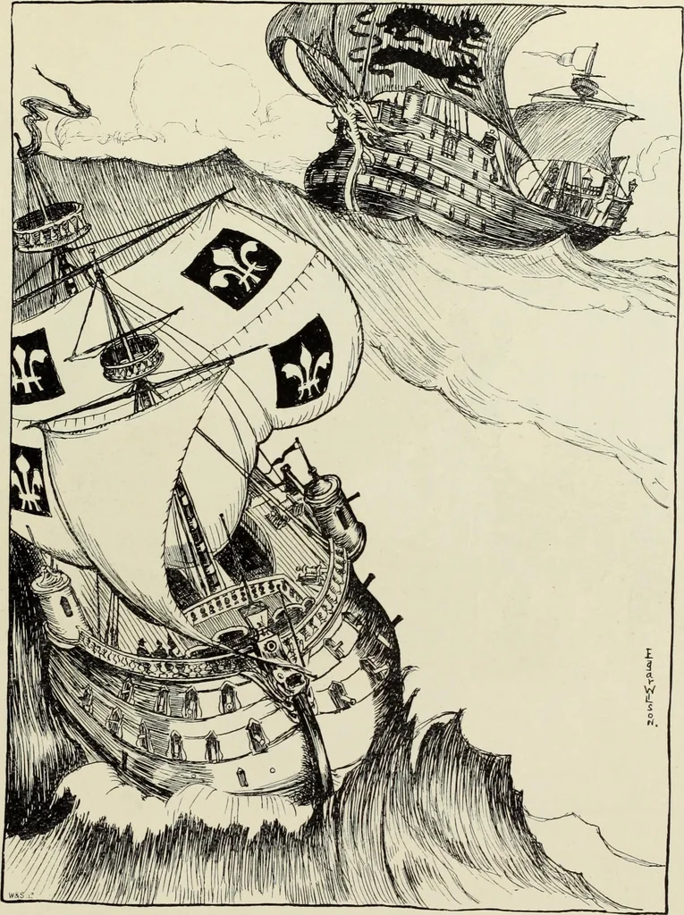 An illustration from Pen drawing and pen draughtsmen : their work and their methods : a study of the art today with technical suggestions, 1920, leaf 296