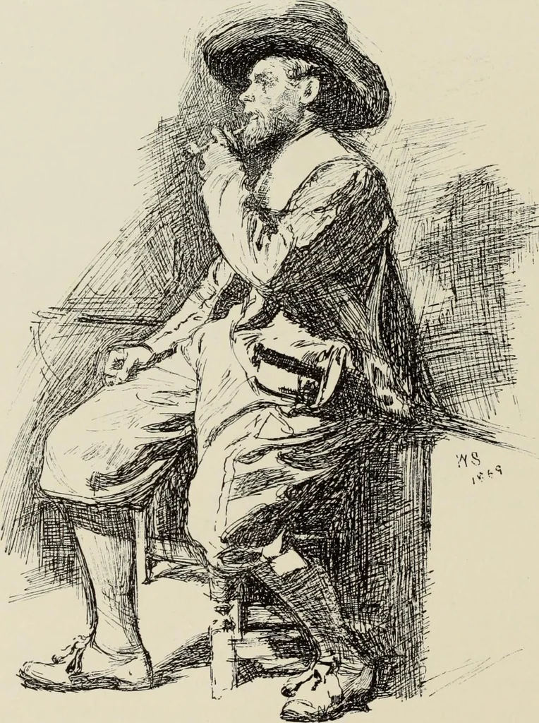 An illustration from Pen drawing and pen draughtsmen : their work and their methods : a study of the art today with technical suggestions, 1920, leaf 305