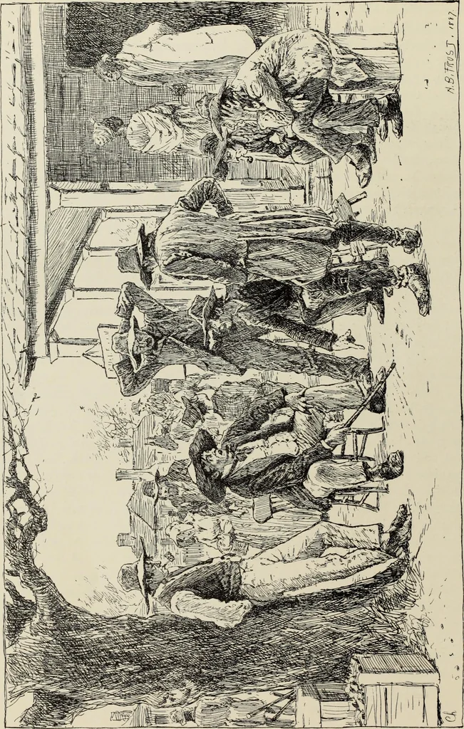 An illustration from Pen drawing and pen draughtsmen : their work and their methods : a study of the art today with technical suggestions, 1920, leaf 345