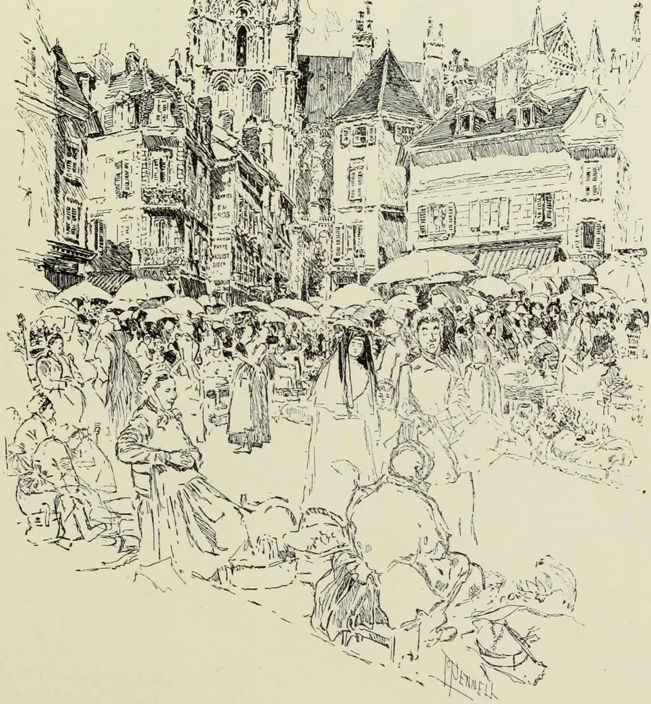 An illustration from Pen drawing and pen draughtsmen : their work and their methods : a study of the art today with technical suggestions, 1920, leaf 360