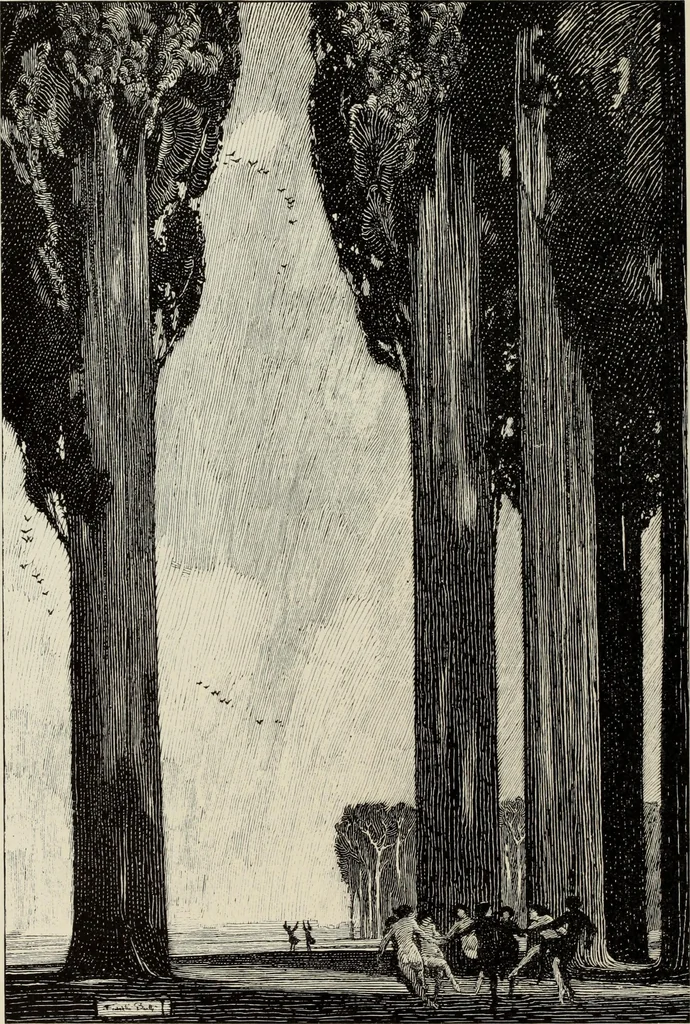 An illustration from Pen drawing and pen draughtsmen : their work and their methods : a study of the art today with technical suggestions, 1920, leaf 369