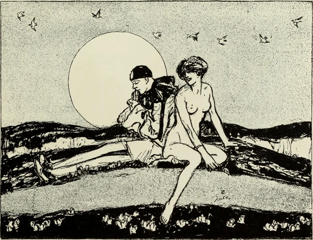An illustration from Pen drawing and pen draughtsmen : their work and their methods : a study of the art today with technical suggestions, 1920, leaf 376