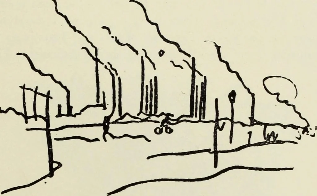 An illustration from Pen drawing and pen draughtsmen : their work and their methods : a study of the art today with technical suggestions, 1920, leaf 394