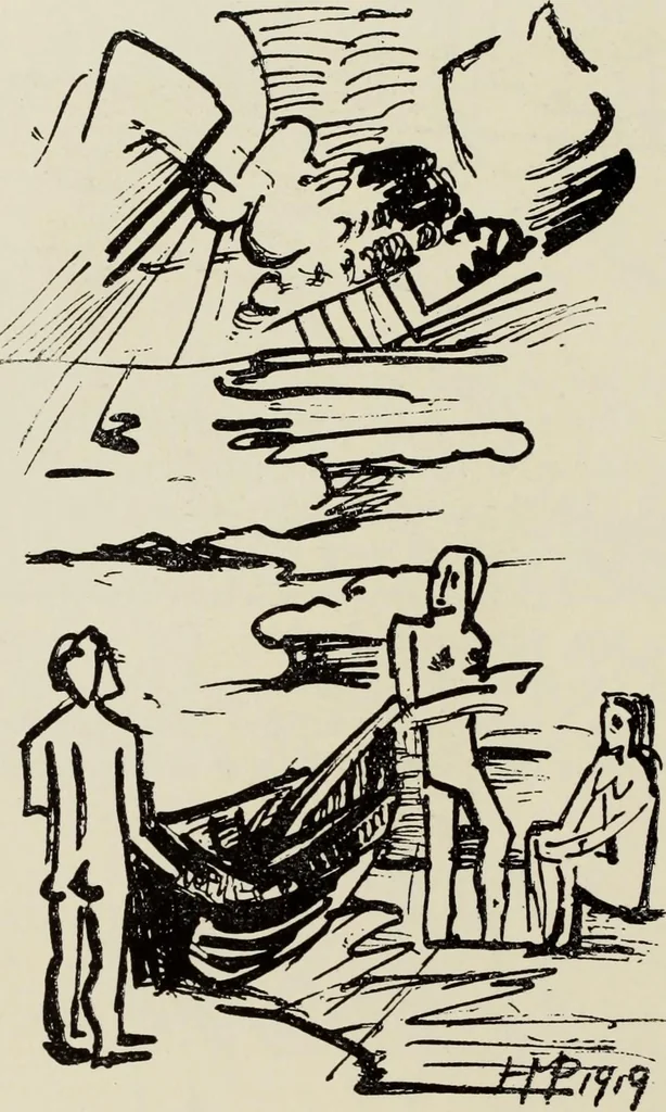 An illustration from Pen drawing and pen draughtsmen : their work and their methods : a study of the art today with technical suggestions, 1920, leaf 395
