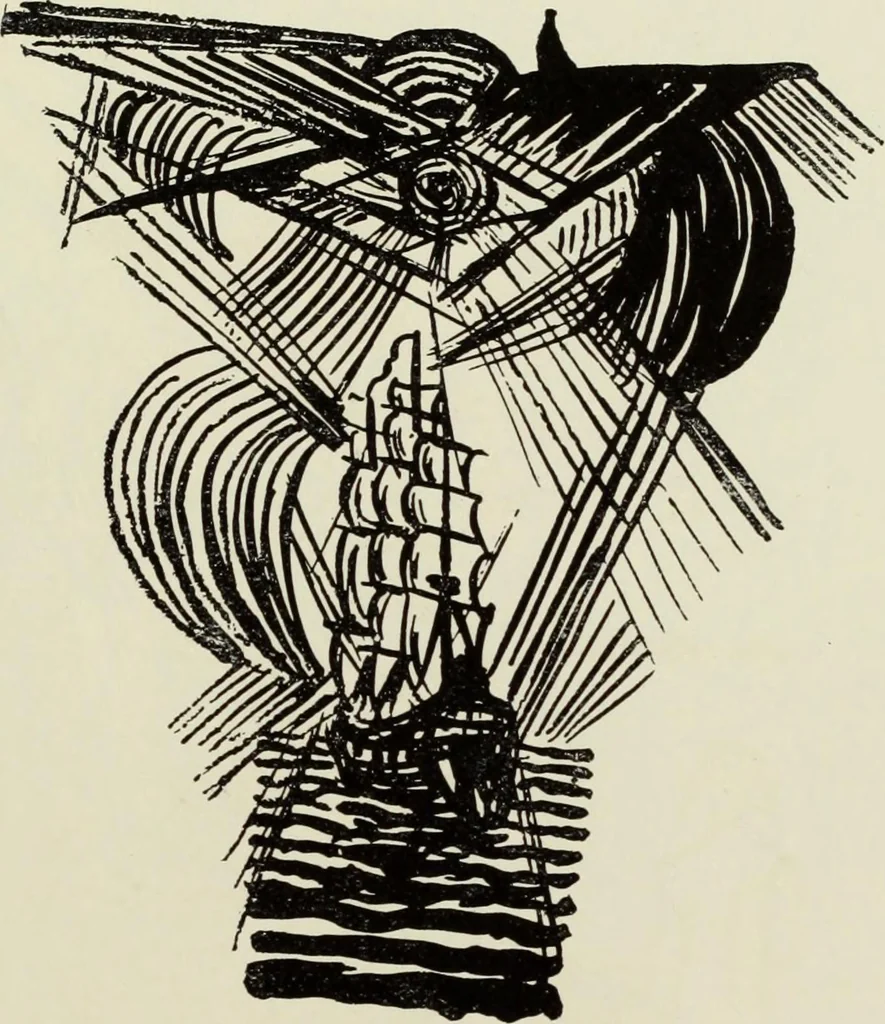 An illustration from Pen drawing and pen draughtsmen : their work and their methods : a study of the art today with technical suggestions, 1920, leaf 396