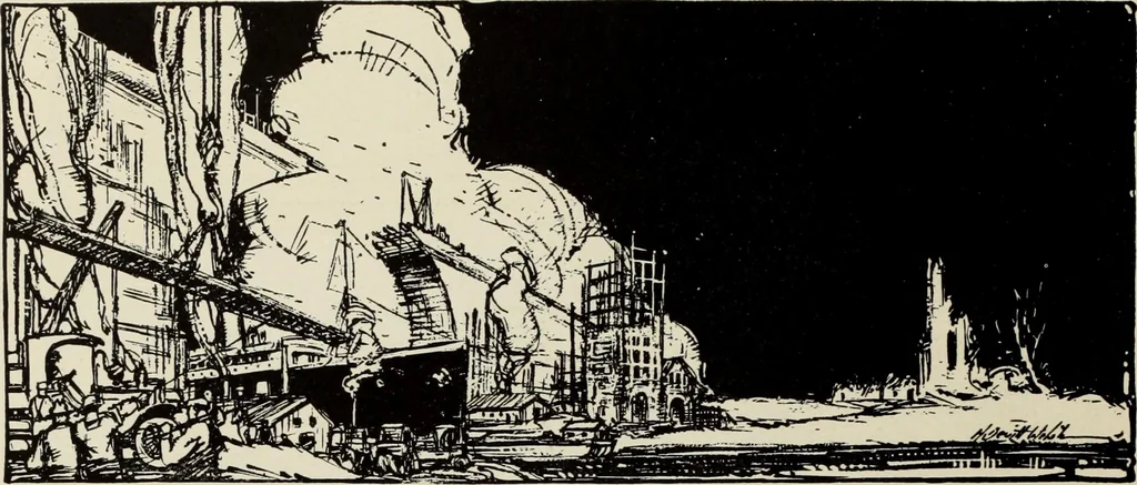 An illustration from Pen drawing and pen draughtsmen : their work and their methods : a study of the art today with technical suggestions, 1920, leaf 413
