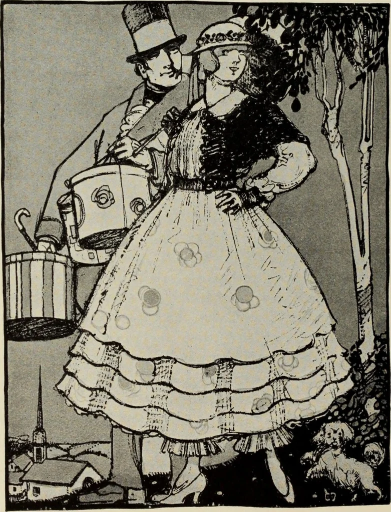 An illustration from Pen drawing and pen draughtsmen : their work and their methods : a study of the art today with technical suggestions, 1920, leaf 413
