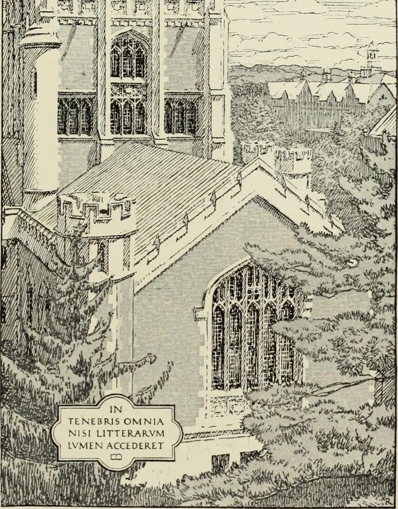 An illustration from Pen drawing and pen draughtsmen : their work and their methods : a study of the art today with technical suggestions, 1920, leaf 468