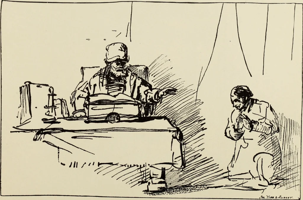An illustration from Pen drawing and pen draughtsmen : their work and their methods : a study of the art today with technical suggestions, 1920, leaf 63