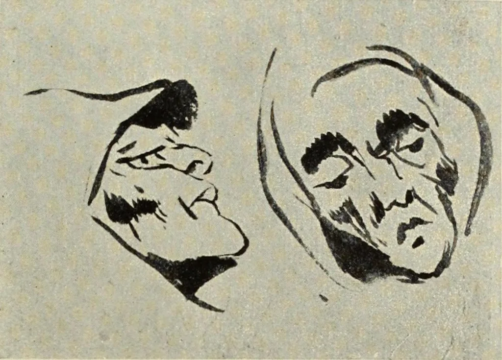 An illustration from Pen drawing and pen draughtsmen : their work and their methods : a study of the art today with technical suggestions, 1920, leaf 72