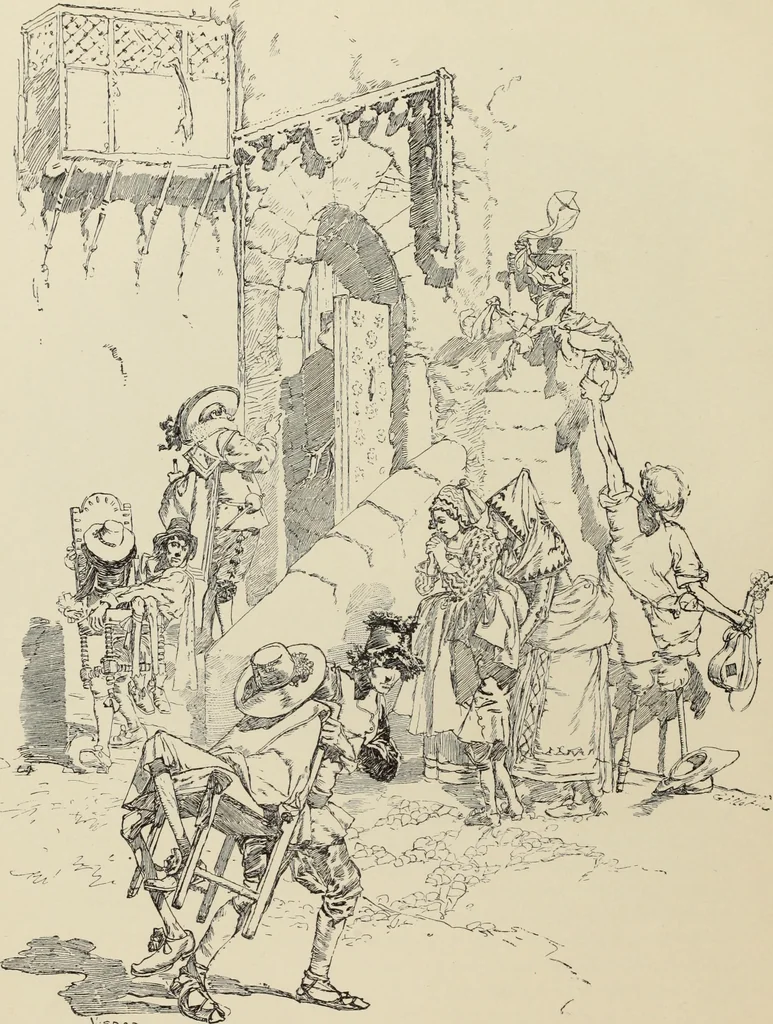 An illustration from Pen drawing and pen draughtsmen : their work and their methods : a study of the art today with technical suggestions, 1920, leaf 79