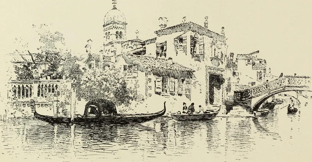 An illustration from Pen drawing and pen draughtsmen : their work and their methods : a study of the art today with technical suggestions, 1920, leaf 90