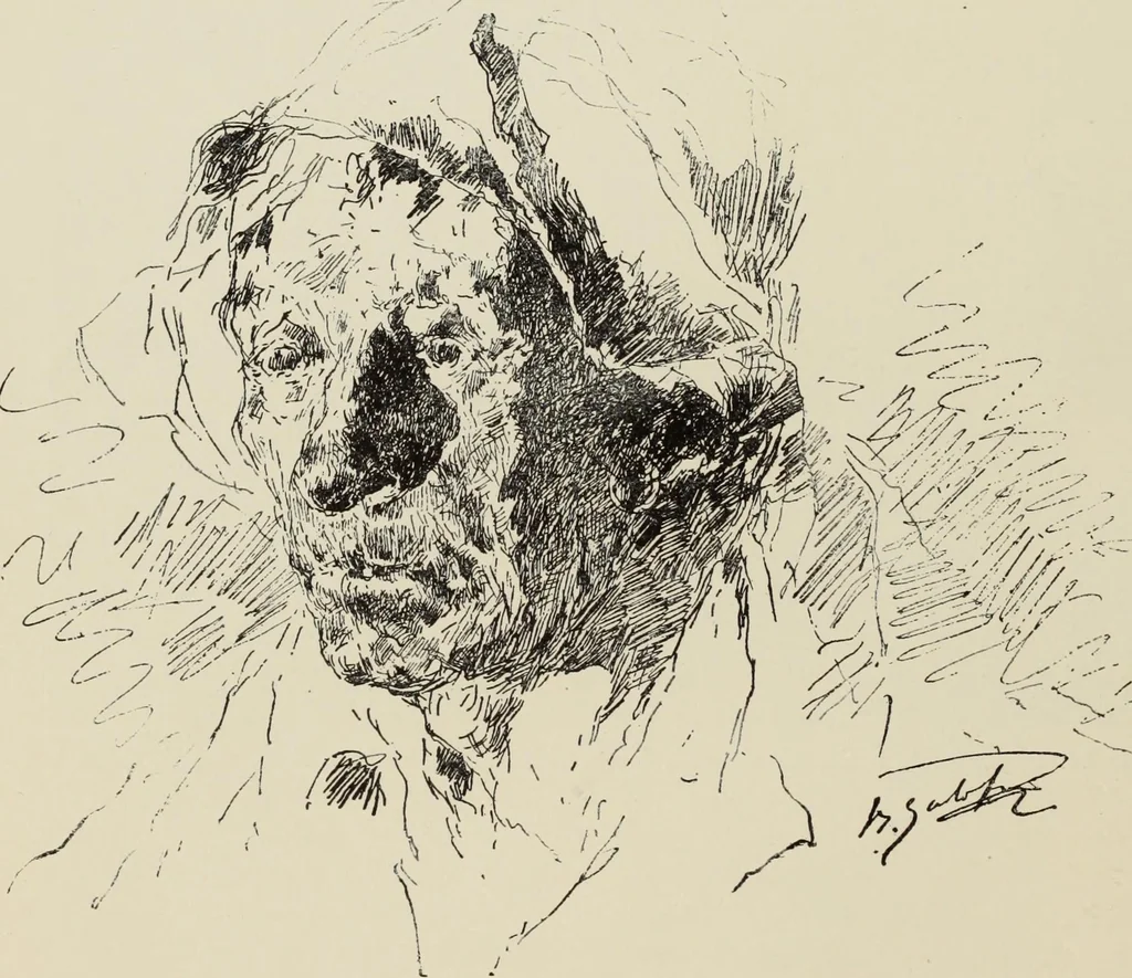 An illustration from Pen drawing and pen draughtsmen : their work and their methods : a study of the art today with technical suggestions, 1920, leaf 99