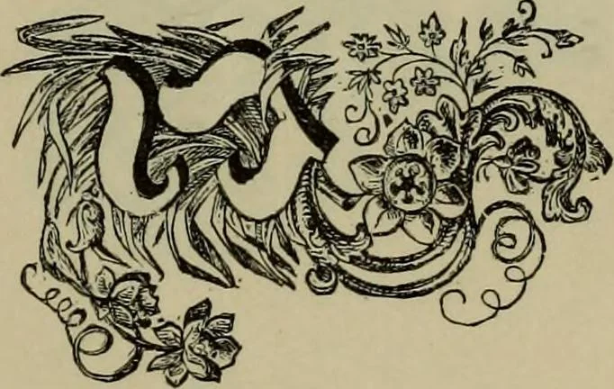 An illustration from The penman's hand-book : for penmen and students, embracing a history of writing ... many complete alphabets ... ; Also, Chapters on teaching penmanship, business letter writing, off-hand flourishing ... etc., 1883, leaf 106