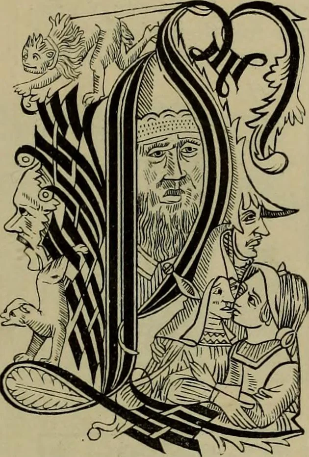 An illustration from The penman's hand-book : for penmen and students, embracing a history of writing ... many complete alphabets ... ; Also, Chapters on teaching penmanship, business letter writing, off-hand flourishing ... etc., 1883, leaf 18