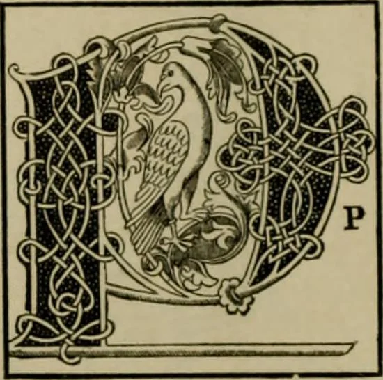 An illustration from The penman's hand-book : for penmen and students, embracing a history of writing ... many complete alphabets ... ; Also, Chapters on teaching penmanship, business letter writing, off-hand flourishing ... etc., 1883, leaf 19