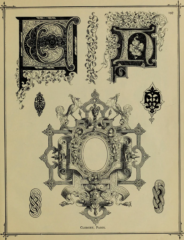 An illustration from The penman's hand-book : for penmen and students, embracing a history of writing ... many complete alphabets ... ; Also, Chapters on teaching penmanship, business letter writing, off-hand flourishing ... etc., 1883, leaf 192