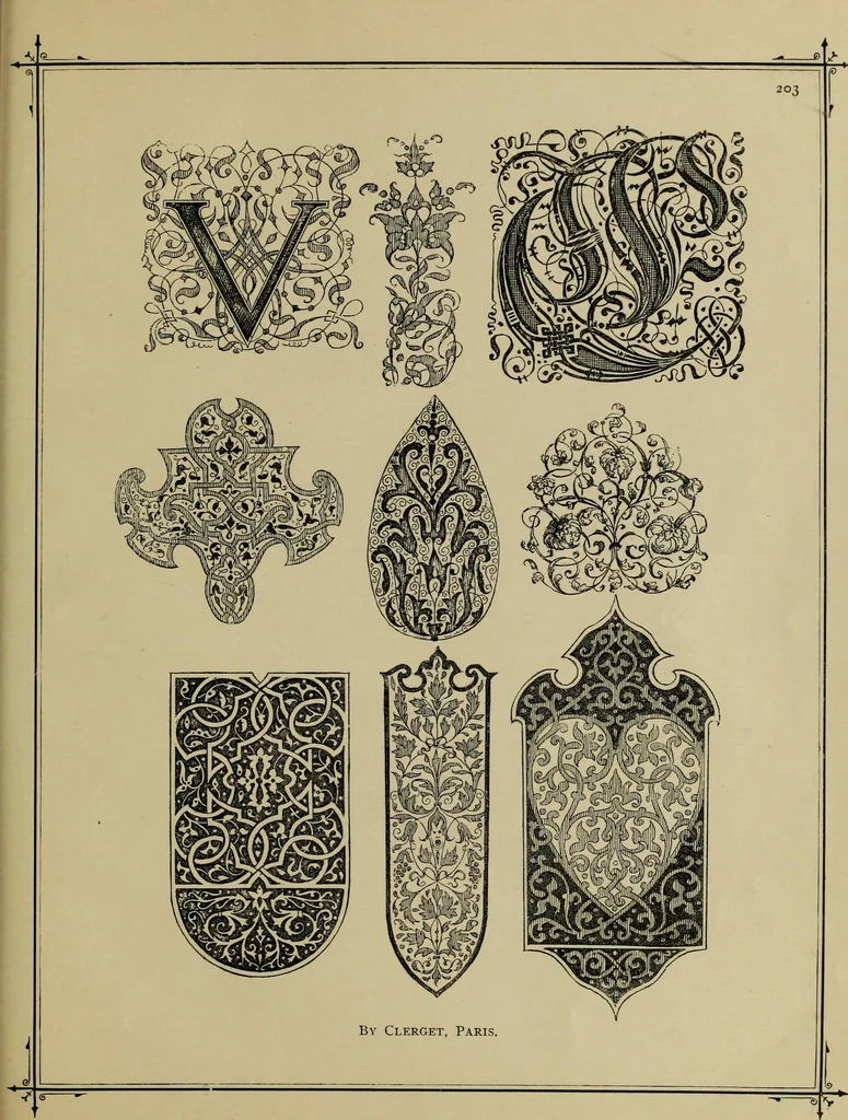 An illustration from The penman's hand-book : for penmen and students, embracing a history of writing ... many complete alphabets ... ; Also, Chapters on teaching penmanship, business letter writing, off-hand flourishing ... etc., 1883, leaf 198