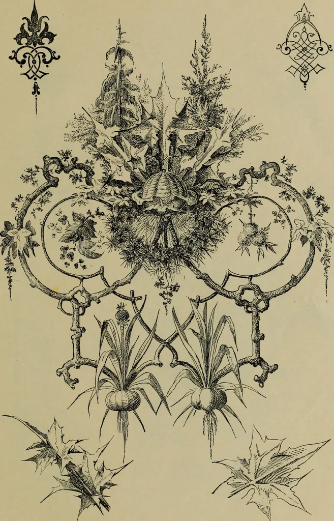 An illustration from The penman's hand-book : for penmen and students, embracing a history of writing ... many complete alphabets ... ; Also, Chapters on teaching penmanship, business letter writing, off-hand flourishing ... etc., 1883, leaf 202