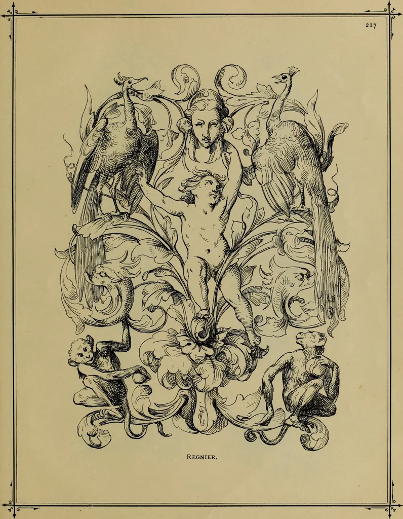 An illustration from The penman's hand-book : for penmen and students, embracing a history of writing ... many complete alphabets ... ; Also, Chapters on teaching penmanship, business letter writing, off-hand flourishing ... etc., 1883, leaf 212