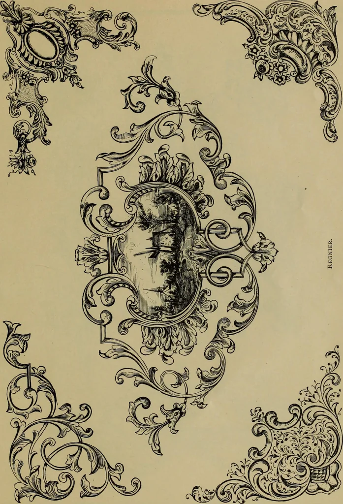 An illustration from The penman's hand-book : for penmen and students, embracing a history of writing ... many complete alphabets ... ; Also, Chapters on teaching penmanship, business letter writing, off-hand flourishing ... etc., 1883, leaf 246