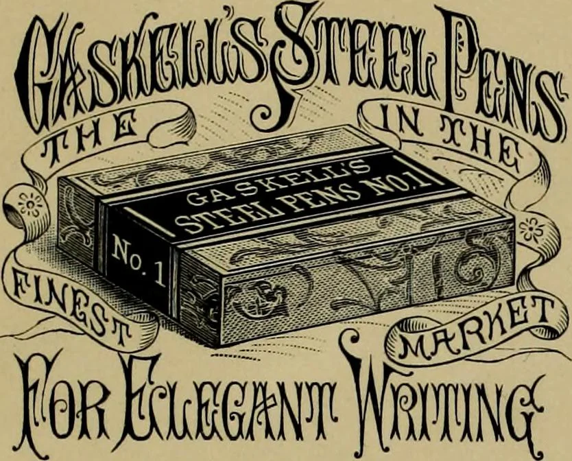 An illustration from The penman's hand-book : for penmen and students, embracing a history of writing ... many complete alphabets ... ; Also, Chapters on teaching penmanship, business letter writing, off-hand flourishing ... etc., 1883, leaf 256