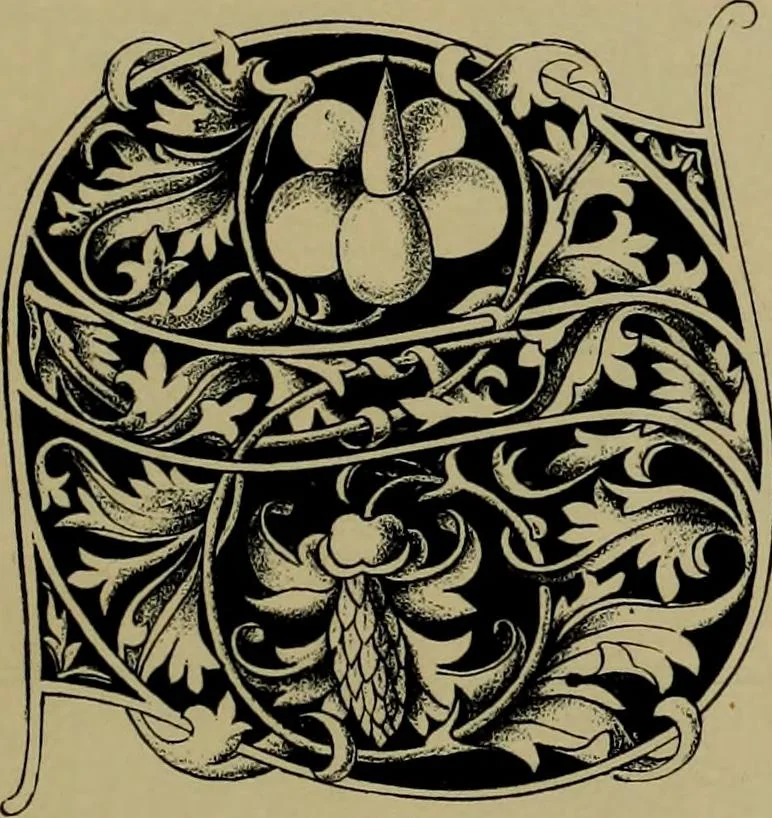 An illustration from The penman's hand-book : for penmen and students, embracing a history of writing ... many complete alphabets ... ; Also, Chapters on teaching penmanship, business letter writing, off-hand flourishing ... etc., 1883, leaf 38
