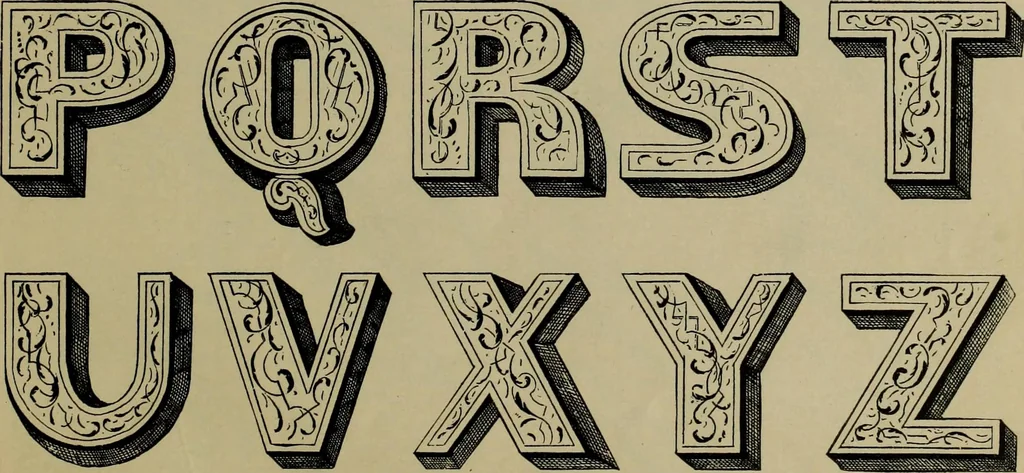 An illustration from The penman's hand-book : for penmen and students, embracing a history of writing ... many complete alphabets ... ; Also, Chapters on teaching penmanship, business letter writing, off-hand flourishing ... etc., 1883, leaf 60