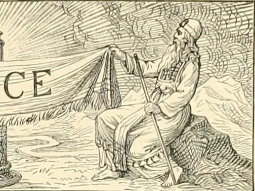 An illustration from The Pentateuch of printing, with a chapter on Judges, 1891, leaf 10