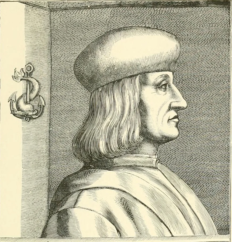 An illustration from The Pentateuch of printing, with a chapter on Judges, 1891, leaf 100