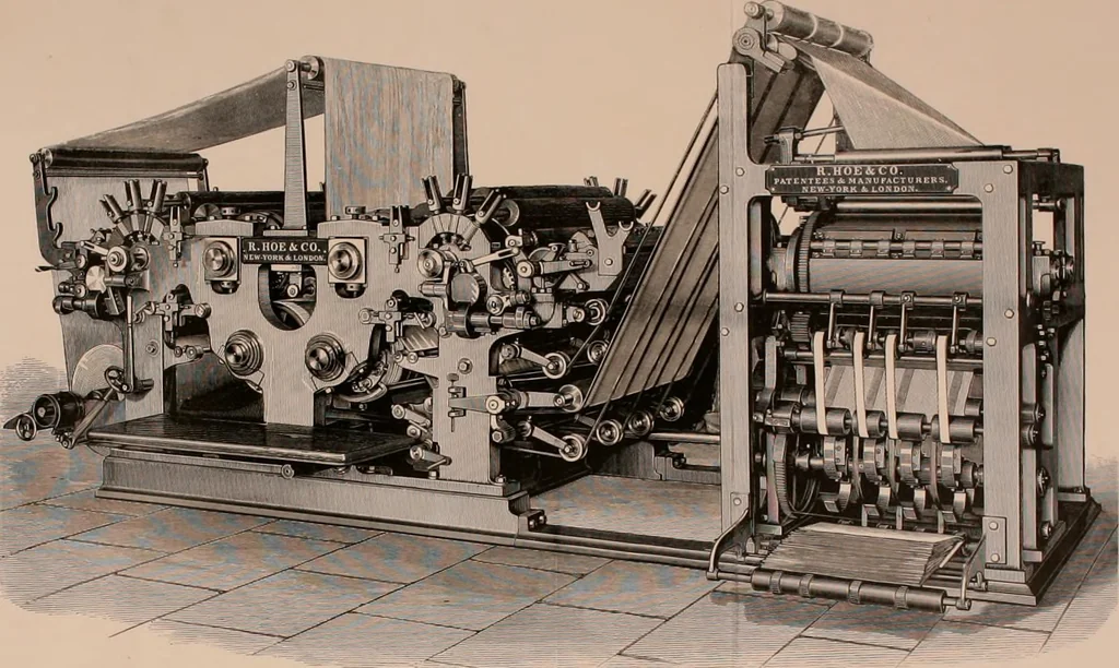 An illustration from The Pentateuch of printing, with a chapter on Judges, 1891, leaf 129