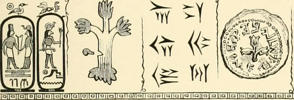 An illustration from The Pentateuch of printing, with a chapter on Judges, 1891, leaf 16