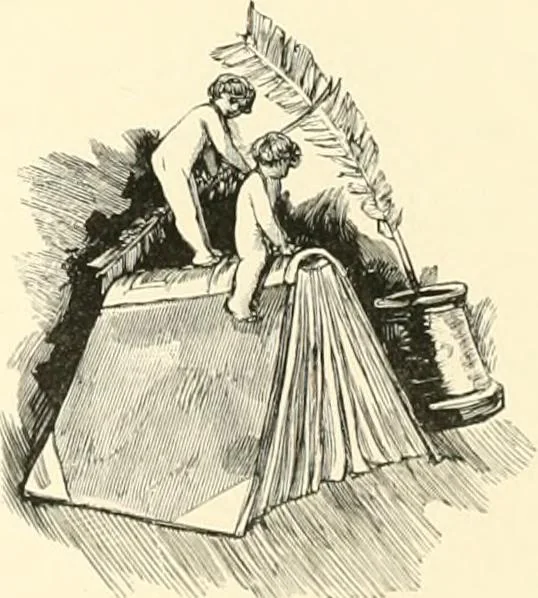An illustration from The Pentateuch of printing, with a chapter on Judges, 1891, leaf 33