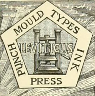 An illustration from The Pentateuch of printing, with a chapter on Judges, 1891, leaf 34