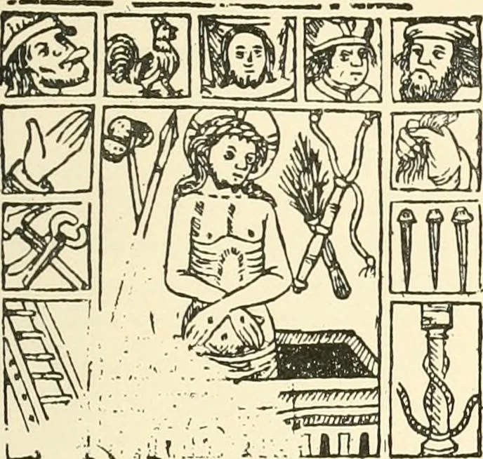 An illustration from The Pentateuch of printing, with a chapter on Judges, 1891, leaf 48