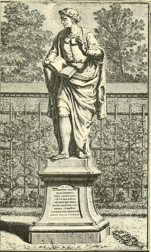 An illustration from The Pentateuch of printing, with a chapter on Judges, 1891, leaf 52