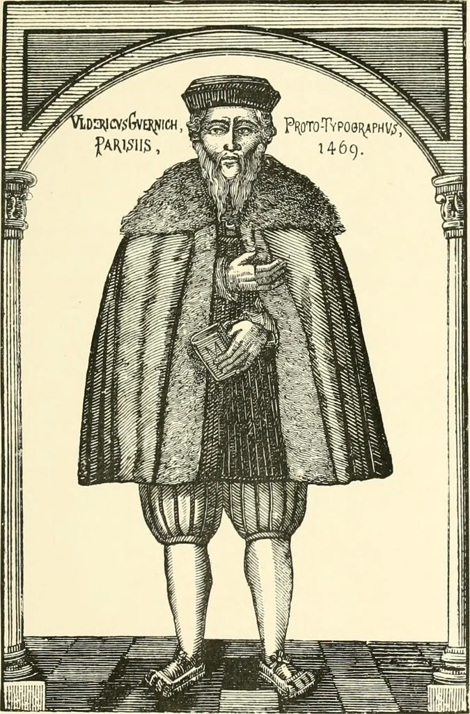 An illustration from The Pentateuch of printing, with a chapter on Judges, 1891, leaf 64