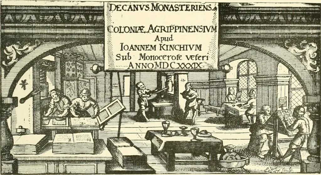 An illustration from The Pentateuch of printing, with a chapter on Judges, 1891, leaf 90