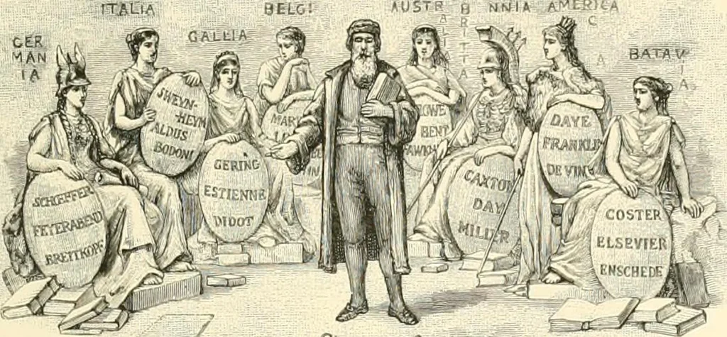 An illustration from The Pentateuch of printing, with a chapter on Judges, 1891, leaf 94