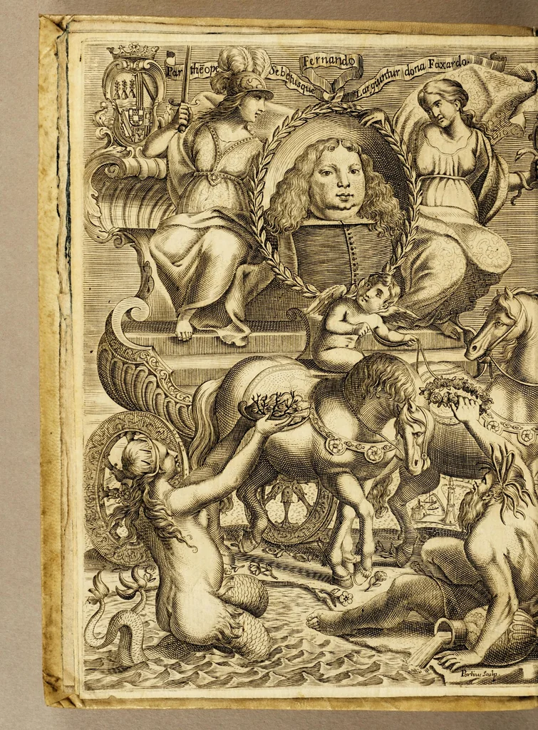 An illustration from Peregrinacion del mundo, 1682, leaf 10