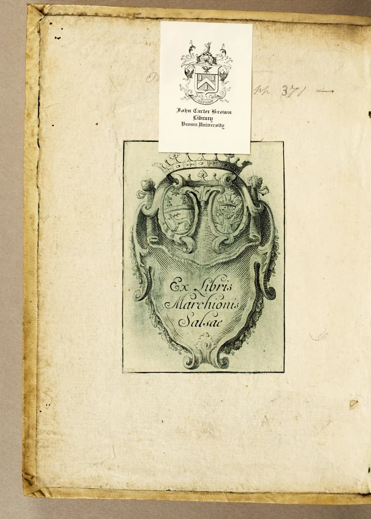 An illustration from Peregrinacion del mundo, 1682, leaf 2