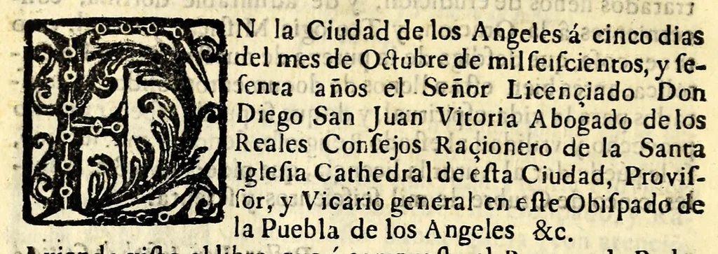 An illustration from Perfecta religiosa : contiene tres libros. Libro I. De la vida de la Madre Geronima de la Asuncion de la Orden de N.M.S. Clara. Fundadora, y primera abadessa de las Descalcas de Manila en Philipinas: dechado perfecto de religiosas, y espejo admirable de todas las virtudes. Libro II. De la oracion, y exercicios, que con exemplo, y doctrina, por escrito, y de palabra enseño la M. Geronima: con documentos, y meditaciones para exercicios espirituales quotidianos, oracion mental, oficio diuino, missa, y rosario, y vn breue catalogo de indulgencias y oraciones iaculatorias. Libro III. De la regla, y constituciones, que con exemplo, y doctrina enseñô, y guardó perfectissimamente la M. Geronima, con declaraciones, resoluciones morales, y doctrinas generales para las religiosas de qualquiera orden, y documentos singulares para la confession y comunion, y escrupulos. Dedicase a la excelentissima señora sor Dorotea de Austria., 1662, leaf 30